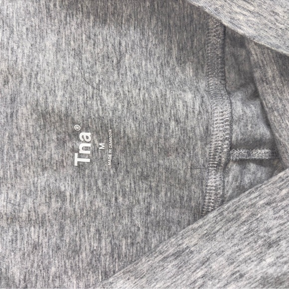 TNA Light Gray Boot Cut Lounge Pants - Picture 2 of 4